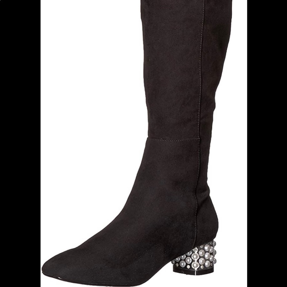 Betsy Johnson Haley Pearl Rhinestone Boots